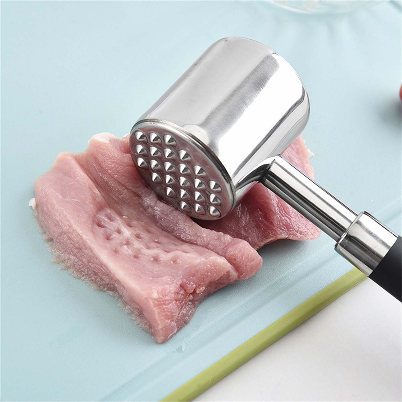 Kitchen bar supplies Meat tenderizer double sided meat tenderizer tool 304 stainless steel dishwasher Home Kitchen Supplies