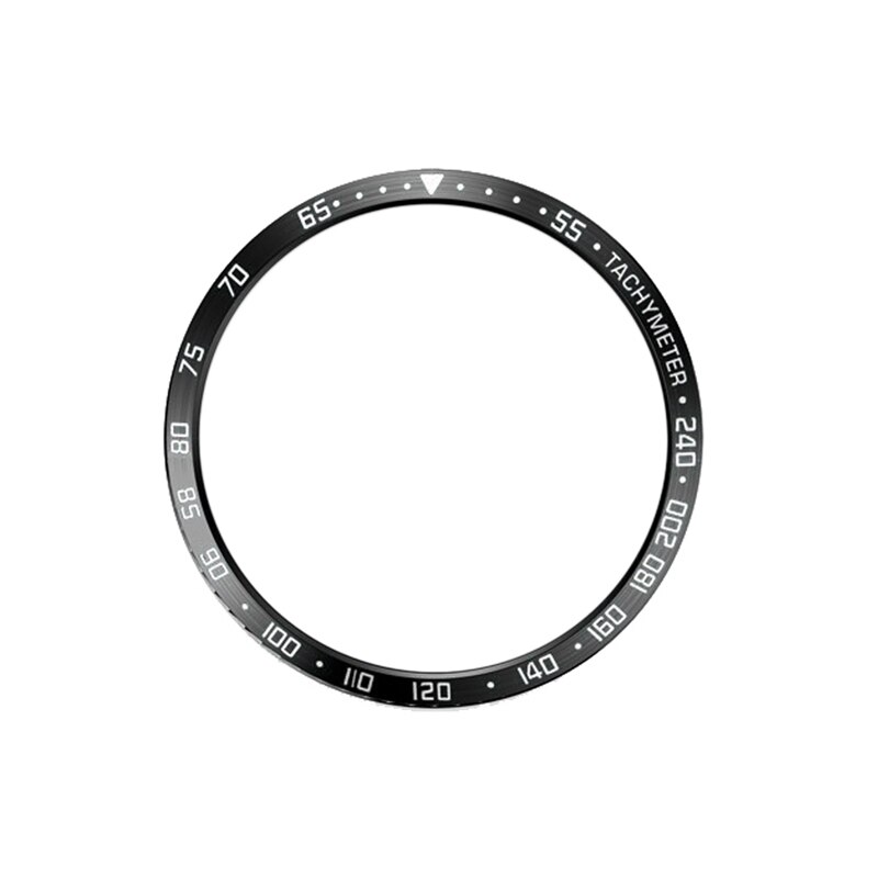 for Samsung Galaxy Watch 42Mm Smart Watch Bezel Ring Adhesive Cover Anti Scratch Metal Protection Ring: SilverBlack