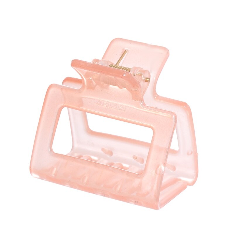 Moda grampo de cabelo multicolorido acrílico oco quadrado rabo de cavalo grab meninas grampo de cabelo acessórios de estilo de cabelo: SK2197