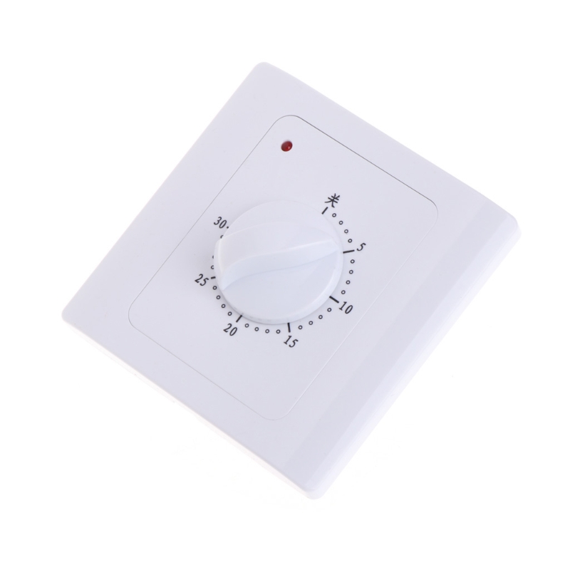 AC 220 V 10A 30Min Countdown Timer Switch Electric Digital Time Plug Control Button Knob Style Switch Mechanical