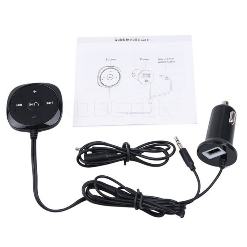 Car Bluetooth Adapter 2.1A USB Car Charger Wireless Audio MP3 Player Receiver: Default Title