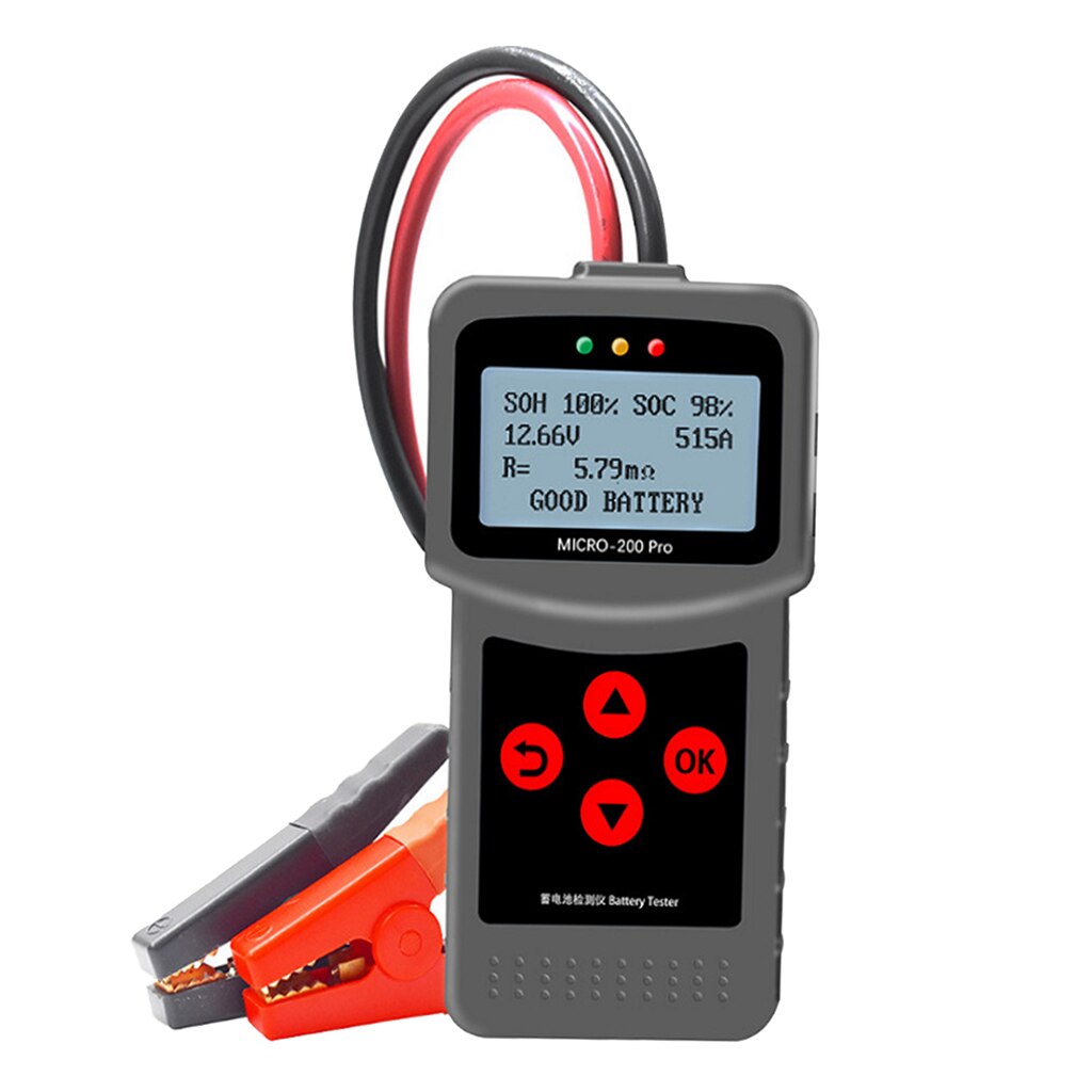 12v automaattinen auton akun testauslaite 12v 40-2000 cca 220ah akun kuormitustesteri autojen digitaalinen akkuanalysaattorin diagnostiikkatyökalu