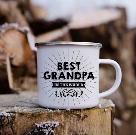 Worlds Best Grandpa coffee Mugs tea cups Grandfather Birthday Best Grandpa Worlds Best Grandad Mug: XH4637-A015WH-8