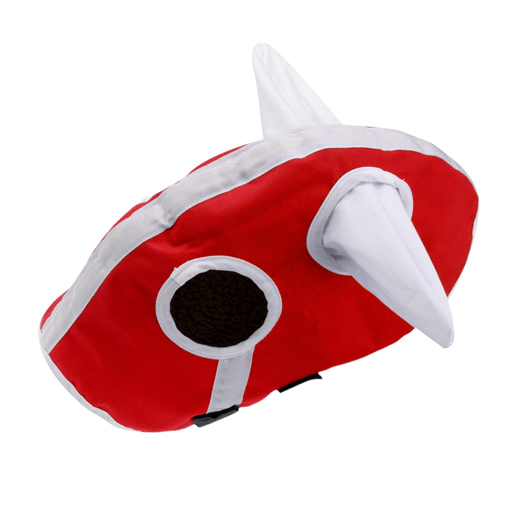 Red Adjustable Comfortable Horse Face Hood With Ears Full Protection