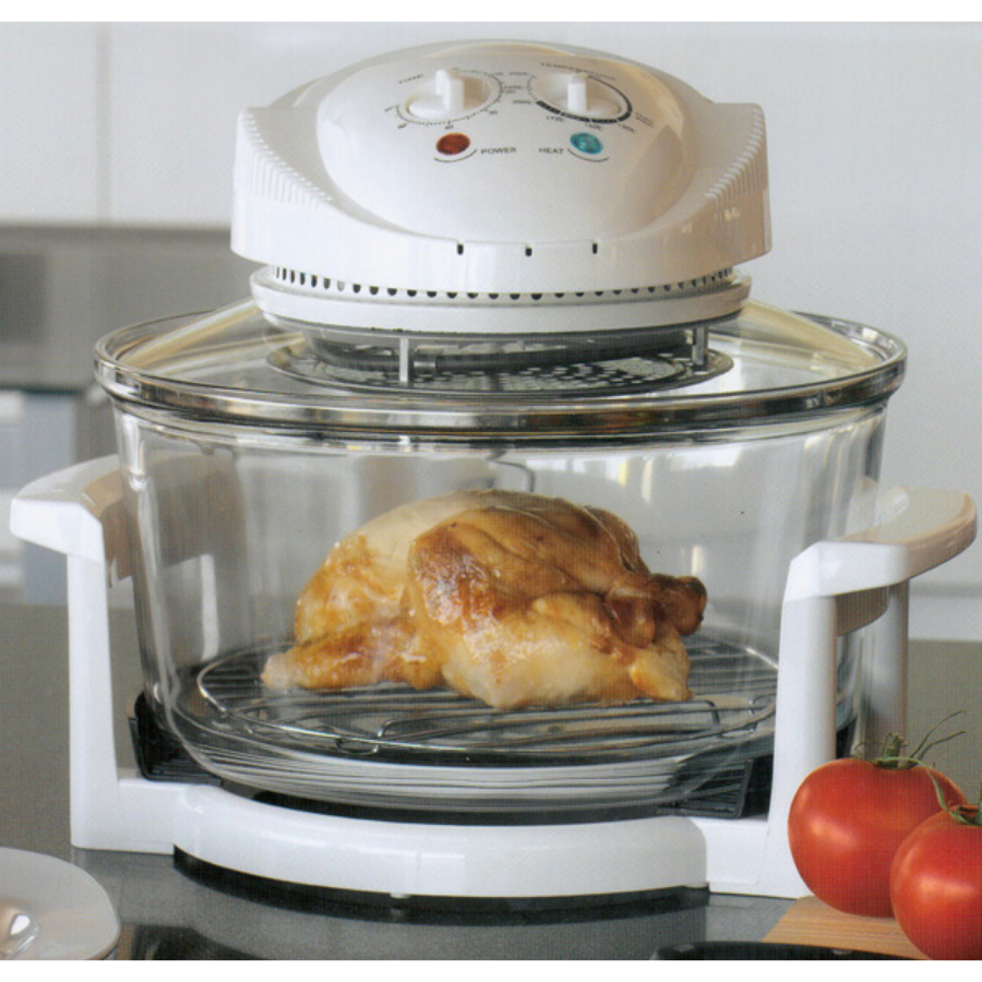 Horno de Convección Halógeno 1400 W con aro extensor TRÉBOL ADVANCE
