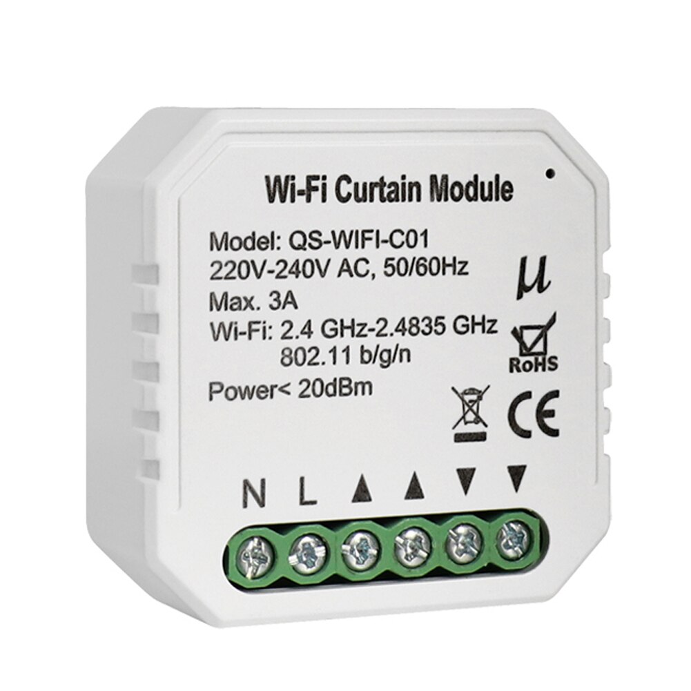 Tuya Wifi Smart Gordijn Switch Module Intelligente Thuis Diy Tool App Controle Gordijn Module Compatibel Met Alexa Google Thuis: Default Title