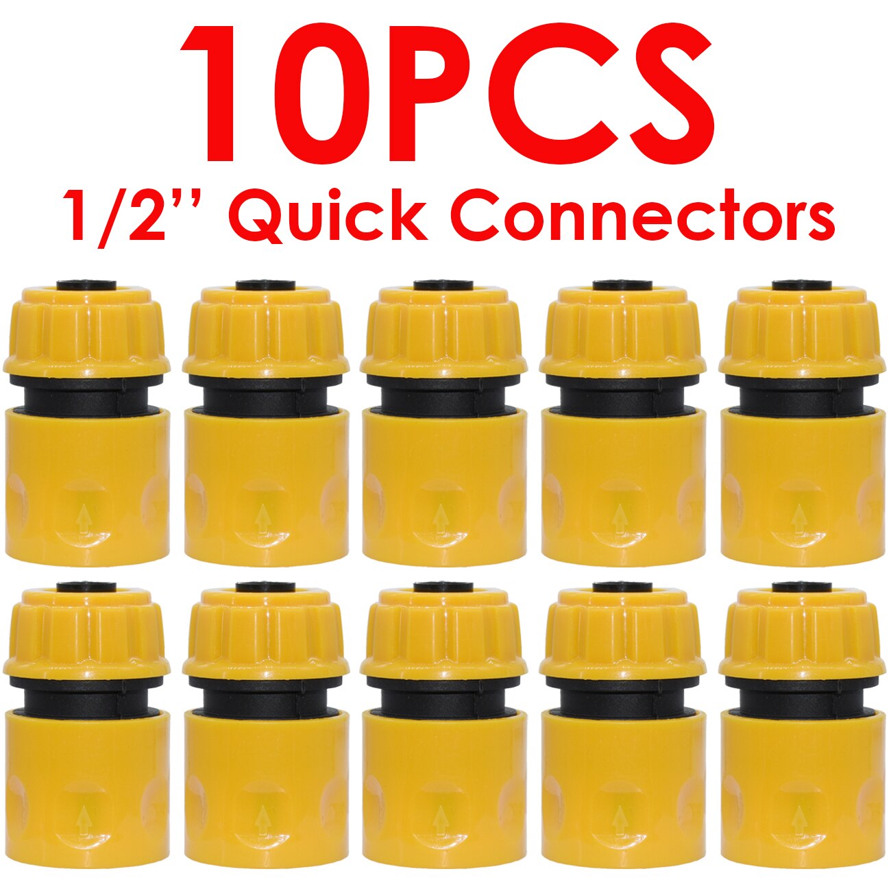 KESLA 1/2 cal wąż kran ogrodowy przewód węża wodnego 16mm szybkie złączka w/ 1/2 ''i 3/4'' adapter robić naprawy podlewanie cieplarnianych: KSL01-271-10szt