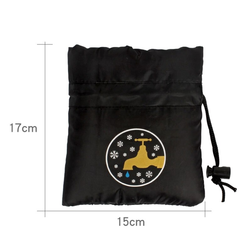 Cubiertas de grifo exterior, Protector de grifo más grande contra heladas para el invierno, Protector de escarcha de grifo aislado espeso, protege tu jardín exterior