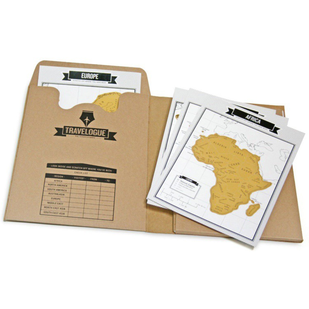 2PCS Show Deluxe Erase World Travel Scrap Scratch Map Notebook World Notepad Plan note book Room Home Office