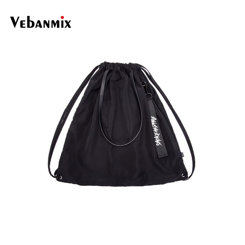 Grande capacité femmes hommes sac à cordon étanche en Nylon sac de voyage Streetwear Fitness sac à bandoulière homme