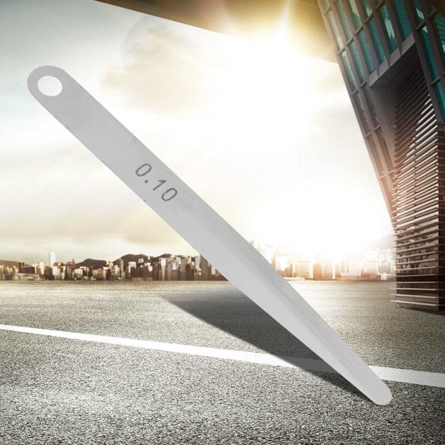 5pcs 0.1mm Thickness Feeler Gauge Metric Filler Thickness Gage Measurement Tool