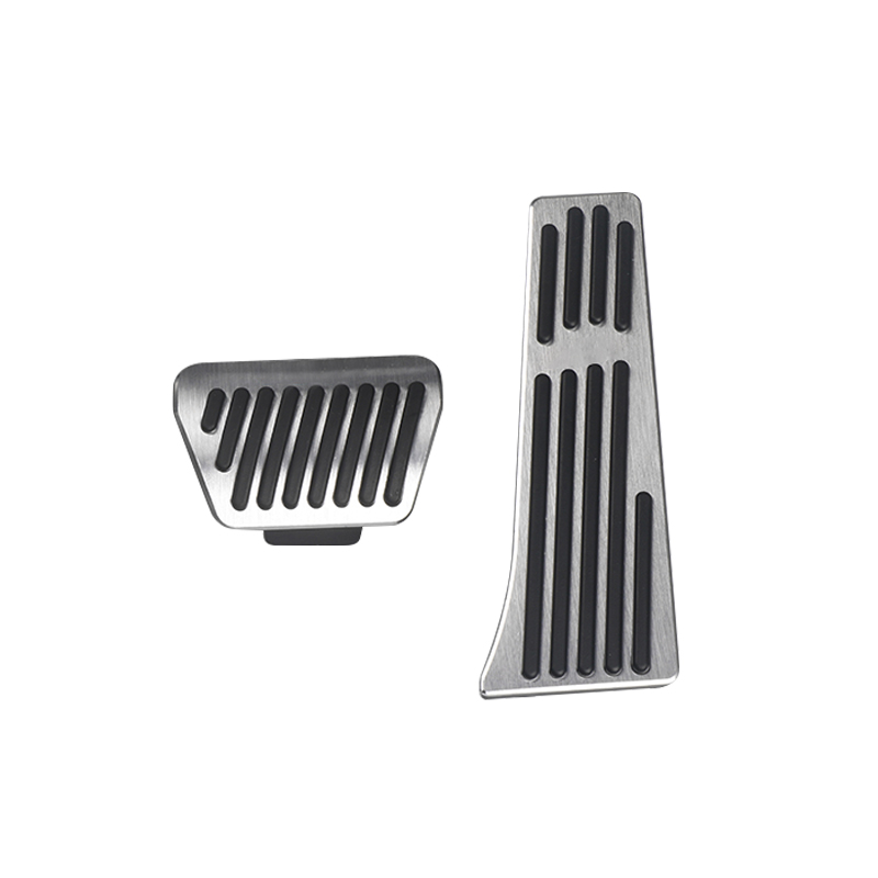 For BMW 5 6 7 Series F01 F07 F10 F11 F06 F13 X3 F25 X4 F26 Z4 E89 E85 Car Foot Pedal Accelerator Brake Pedal Cover Accessories: AT 2pcs