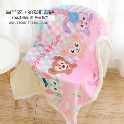 Duffy Bear Stellalou Shelliemay HelloKitty MyMelody Cinnamoroll PomPomPurin Plush Blanket Quilt Student Office Nap Cover Blanket: 13