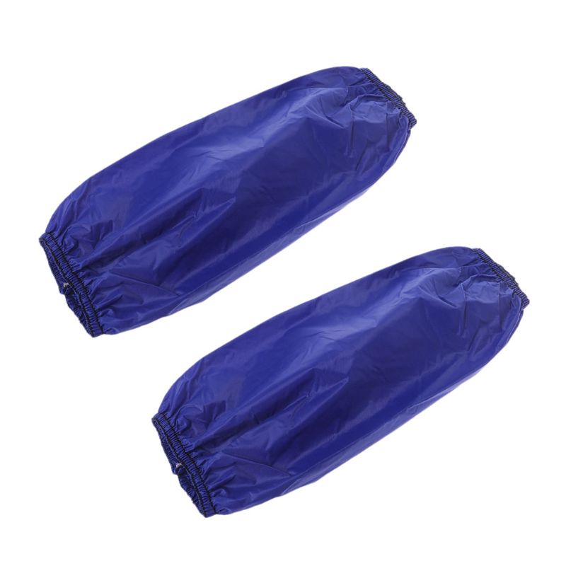1 paar Wasserdichte Öldicht Arm Ärmel Abdeckungen Ärmelschonern Sleevelets Reinigung Schutzhülle Küche Werkzeug A69D: Blau