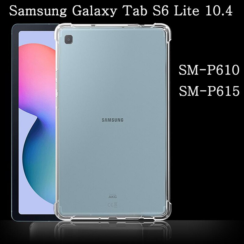 Funda Samsung Galaxy Tab A7 Lite S4 S5e S6 7.0 8.0 10.1.4.5 P200 T280 T290 T500 T510 T590 T720 T830 T860 T870 T970 futerał silikonowy: SM-P610  SM-P615
