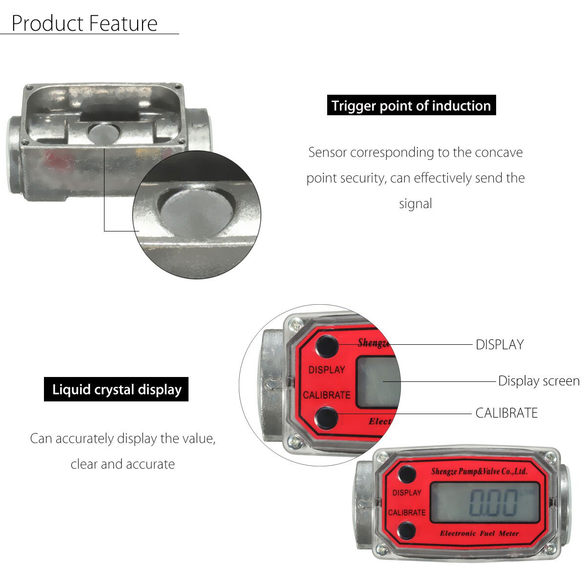 LCD Min Digitaler Fluss Meter 15-120L Getriebe Durchflussmesser Kerosin Diesel- Kraftstoff Benzin Flüssigkeit Wasser fließen Meter Messen Werkzeuge