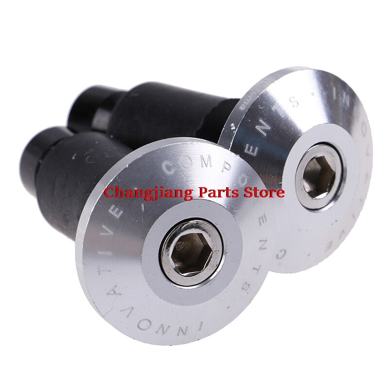 Manopole manubrio caldo fine peso tappo antivibrazioni Silder Plu modifica moto manubrio g: Argento