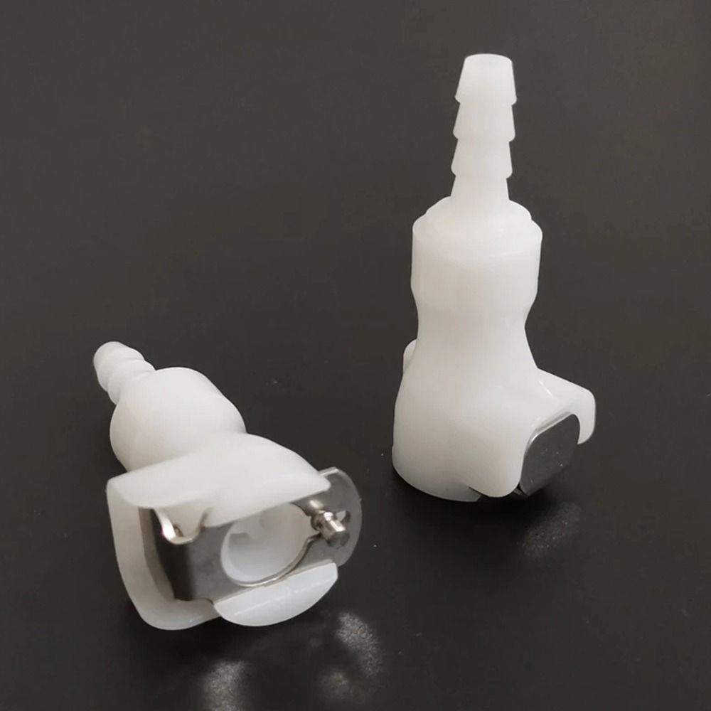 Plastic Disconnect Fitting Coupling Hose Joint Quick Shut-Off Tube Connector Hose Barb Valved Male Female 3/16 1/4 Quick Coupler