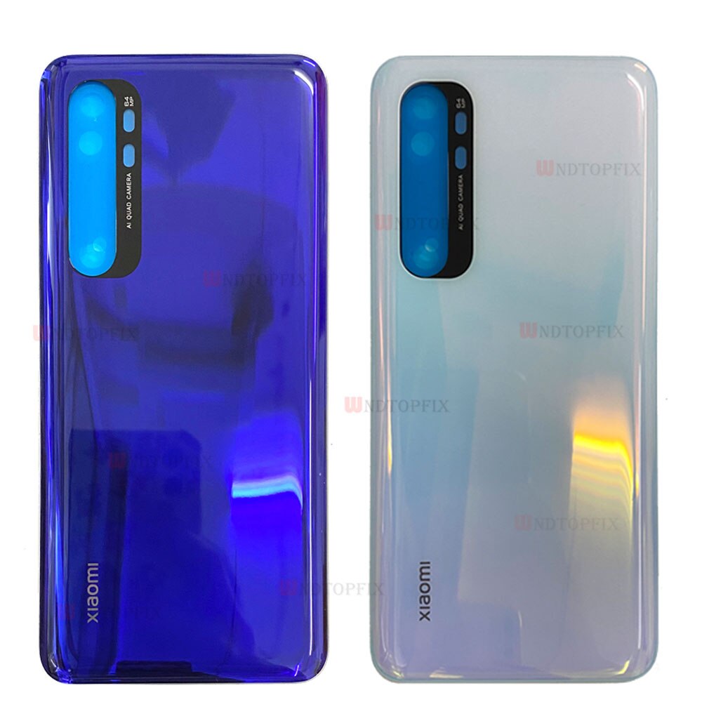Cover 6.47&quot;For Xiaomi Mi Note 10 Lite Battery Cover Rear Glass Door Housing M2002F4LG Mi Note10 Lite Back Battery Cover
