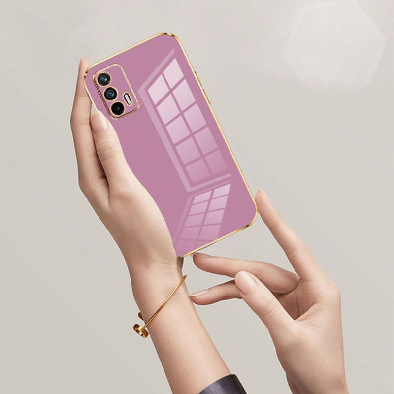 For Realme GT Neo2T Case Realme GT 5G Phone Case Realme GT Neo Flash Realme GT Neo Luxury Square Plating Shockproof Back Cover