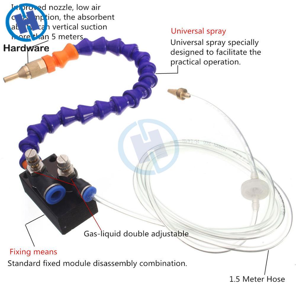 system smarowania mgłą chłodzącą robić 8mm przewód powietrzny tokarka cnc frezarka wiertarka robić cięcia metalu grawerowanie maszyna chłodząca