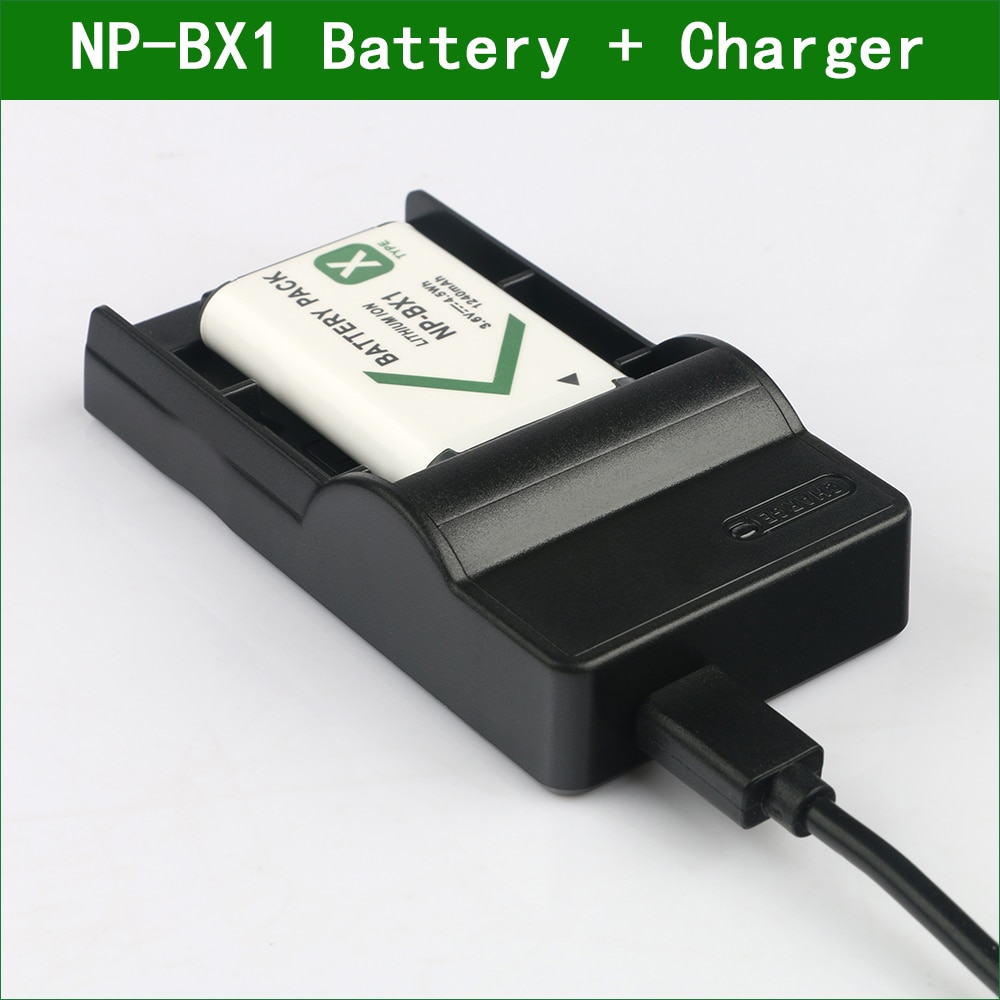 NP-BX1 NP BX1 Camera Battery + Charger for Sony ZV1 DSC-HX60V HX90V RX1 RX1R RX1RM2 RX100 M2 M3 M4 M5 M6 M7 II III IV V VI VII: 1Battery 1Charger