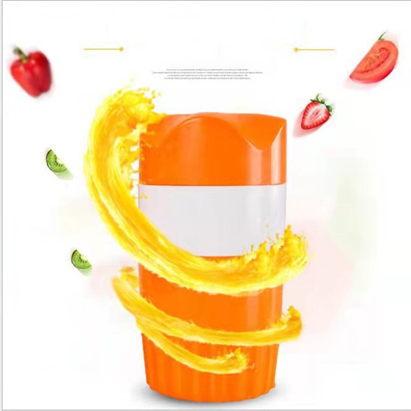 Sinaasappelsap Cup Soort Outdoor Drinkbaar Juicer Machine Draagbare Handmatige Citruspers For A Oranje Citroen Fruit Knijper 300Ml