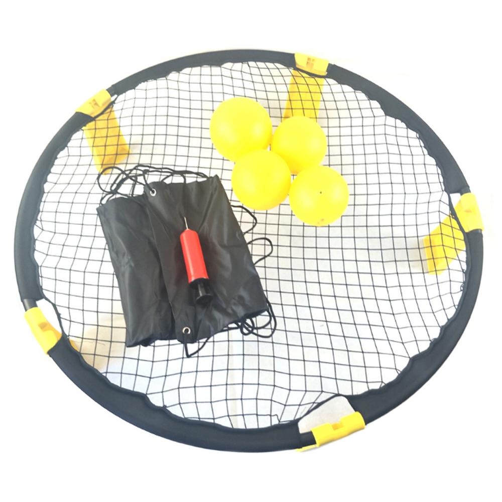 draussen Mini Strand Volleyball Spitze Ball Spiel einstellen Team Sport Spikeball Rasen Fitness trainieren Ausrüstung mit Volleyball Netz