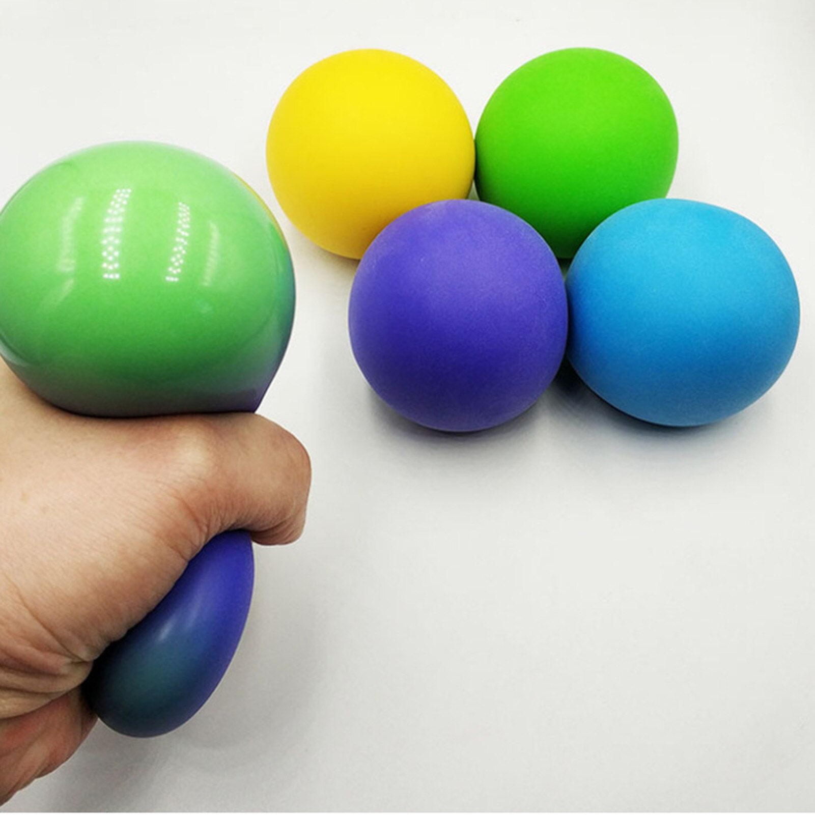 60mm Stress Relief Kugeln für Kinder Und Erwachsene Anti Stress Ball Farbwechsel Reißen-Beständig Ungiftig BPA FREI Weiche Stretchy Spielzeug