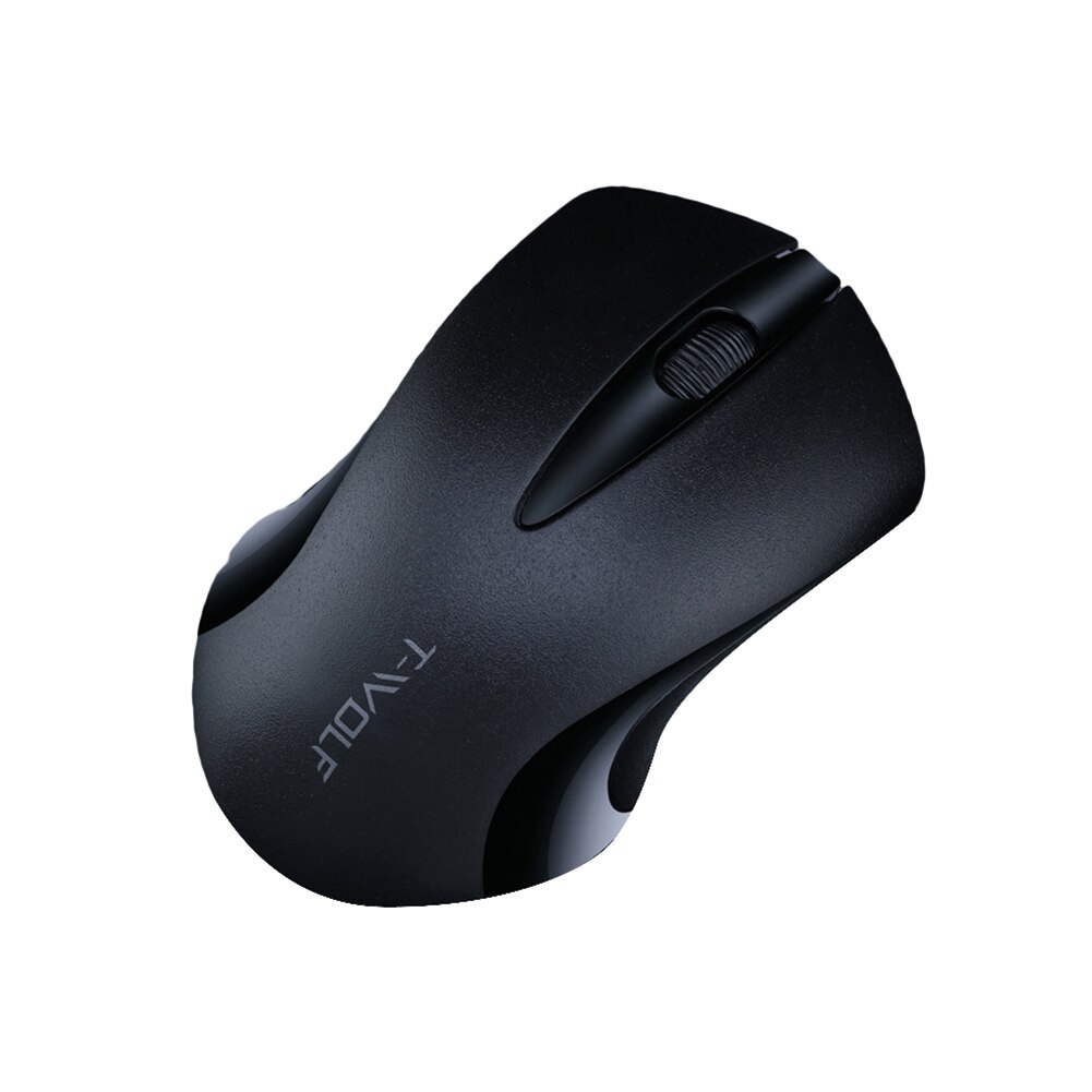 Draagbare 2.4G Usb Draadloze Muis Stille 1600Dpi Ergonomische Muis Voor Pc Computer Laptop Muis Muizen Oplaadbare Draadloze Muis: Black