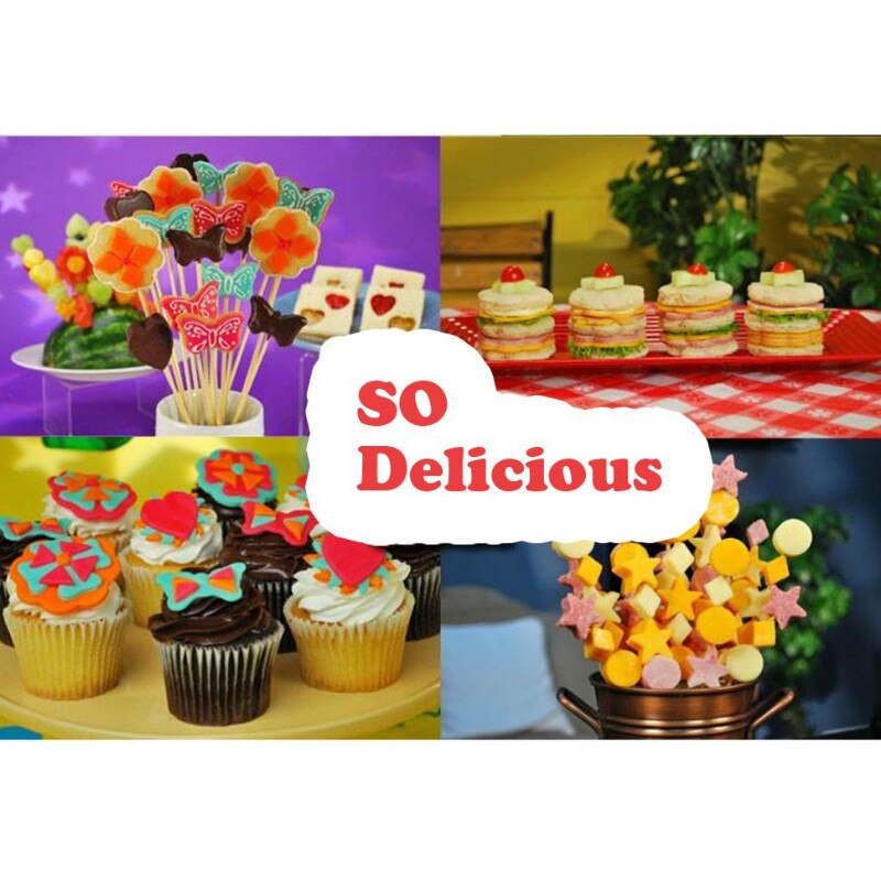 Baby Food Fruit Cutter Cooking Tools Plastic Fruit Shape Cutter Slicer Veggie Food Fruit Shape Cutter kitchen accessories