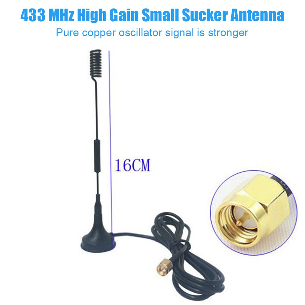 Wireless Antenna High Gain Small Sucker Antenna with Pure Copper Mast