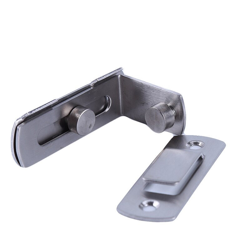 90 Degree Door Buckle Stainless Steel Lock Sliding Door Right Angle Buckle Door And Window Bathroom Bending Latch: large