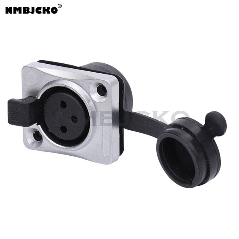 NMBJCKO 2U32CH audio connectors D-Series Panel Mount Jack Chassis Panel Mount Connector with D-series rack panel: xlr female 3p-1