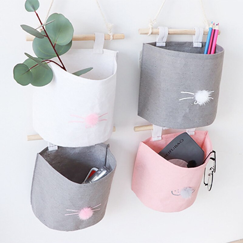 Muur Deur Kast Opknoping Storage Bag Organizer Muur Mount Pouch Diversen Container Tijdschrift Opslag Tassen Zakken Thuis Leveringen.