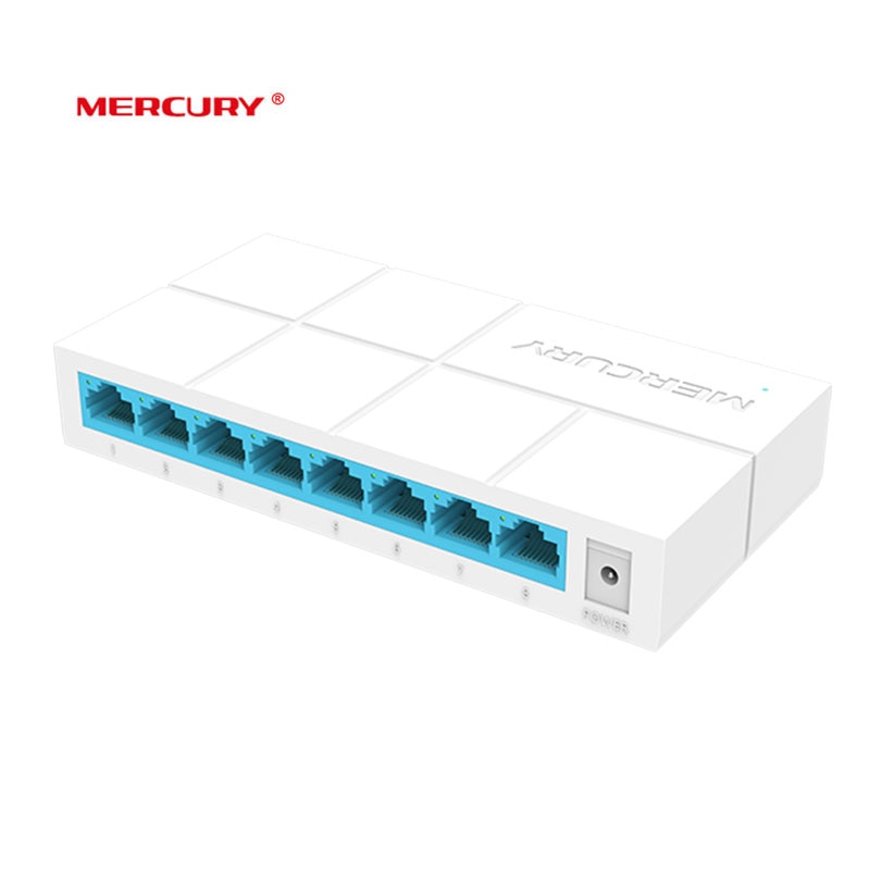 MERCURY Mini S108M 8 Porte RJ45 10/100 Mbps Network Desktop Switch Fast Ethernet switch HUB convertitore