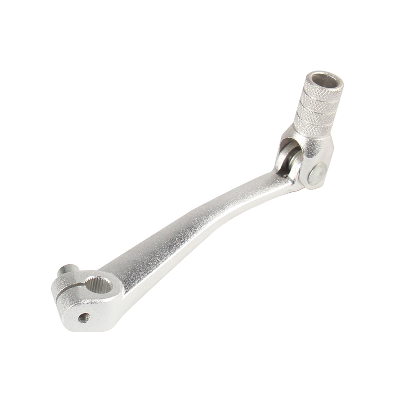 Nuevas piezas CNC de motocicleta, palanca de cambio de marchas plegable de aleación de aluminio apta para motocicleta ATV Dirt Pit Bikes, palanca de cambio de marchas CNC-125: Transparente