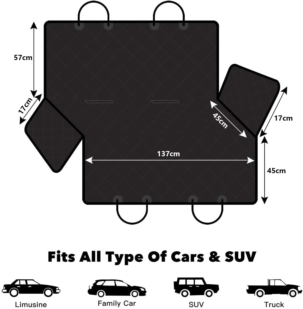 Dog Car Seat Cover Waterdicht Huisdier Hangmat Voor Honden In De Auto Hond Auto Accessoires Trunk Cover Matten Hond Auto achter Back Protector
