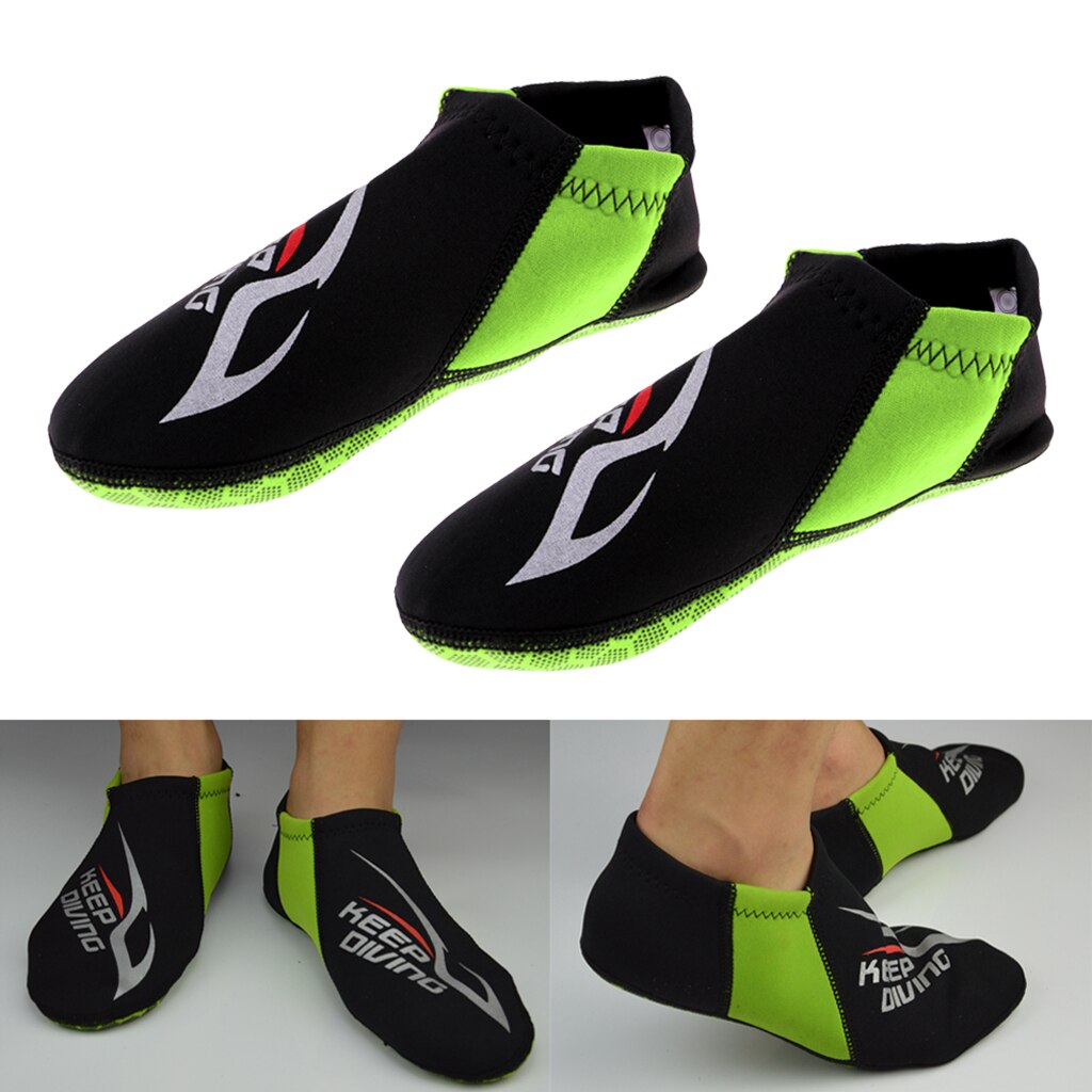 3mm Neoprene Socks - Keep Warm & Prevent Scratch for Scuba Diving, Snorkeling, Swimming & Water Sports