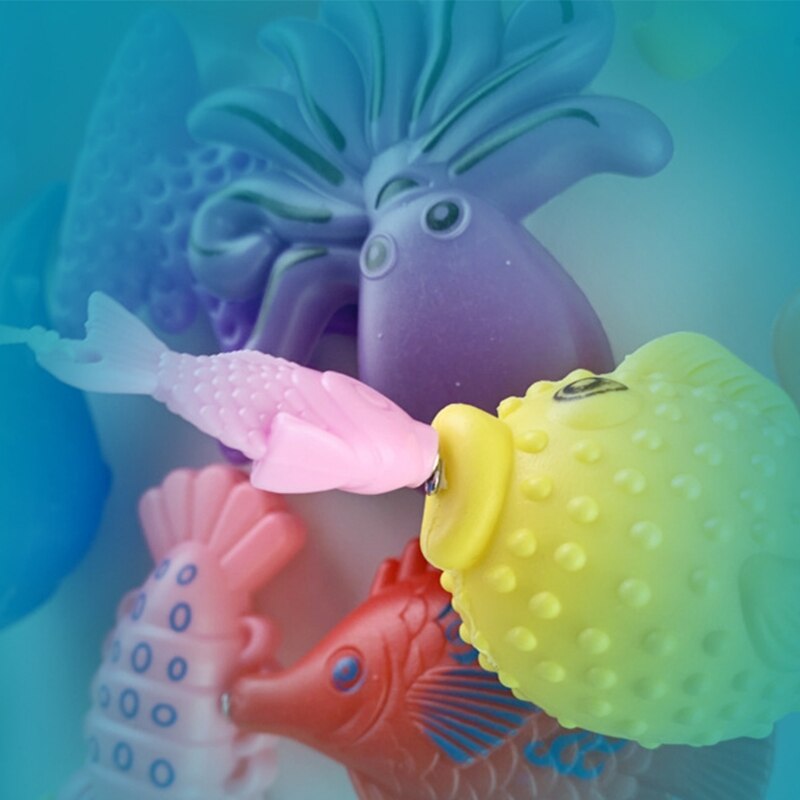 Magnetischen Angeln Spiel Badewanne Angeln Spielzeug Pädagogisches Wasser Spielen einstellen Schwimmbad Spielzeug mit Angelrute Sommer für Kleinkind