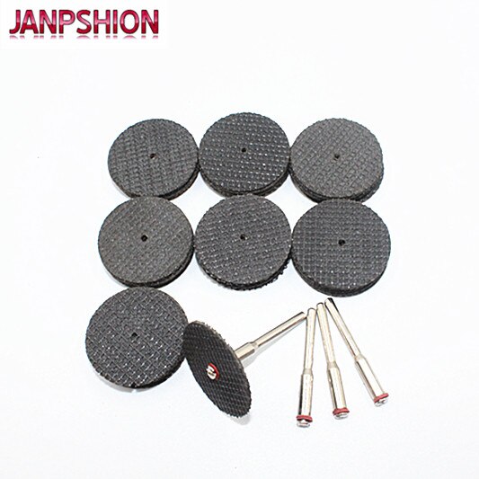 50PC Abrasive Tools Fiberglass Reinforced Cutting Disc Cut Off Wheel with 4 Mandrels Fit Dremel Rotary Tool Accessories