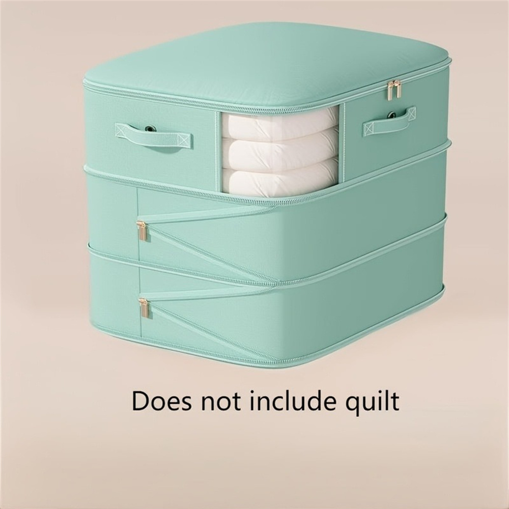 Compression Dustproof Organizer Storage Bag Large Capacity Moisture-proof Clothes Quilt Moving Bag Self Compression Organizer