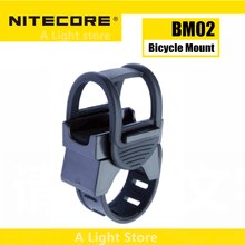 NITECORE-accesorios de iluminación para bicicleta BM02, soportes de montaje para linterna, P05/P10/P12/P20/MT26/MT2C/MH12/MH10/EA11/EC21/EC20