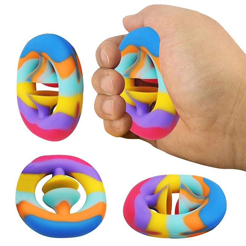 Siliconen Fidget Speelgoed Snap Hand Grab Antistress Speelgoed Autisme Speciale Behoeften Stress Kalmerende Eenvoudige Kuiltje Fidget Zintuiglijke Speelgoed