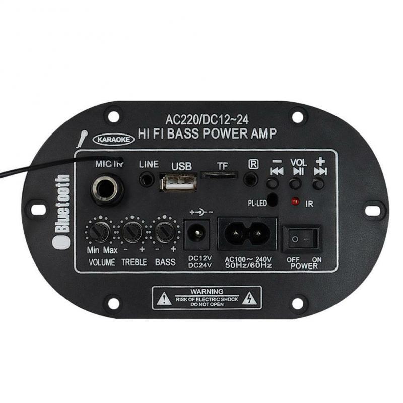 30W Power Bluetooth Amplifier USB Dac FM Radio TF Player Subwoofer Amplifier UK Operational Amplifier Chips