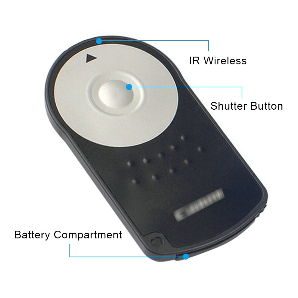 RC-6 IR télécommande sans fil infrarouge déclencheur pour Canon EOS 7D 6D 5D Mark II III 450D 500D 550D 600D 650D 700D
