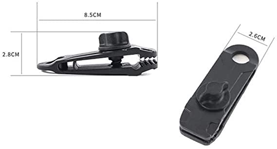 10 st återanvändbara tältklämmor tält markis kapellklämma tältgripare presenning presenningklämma klämspänne