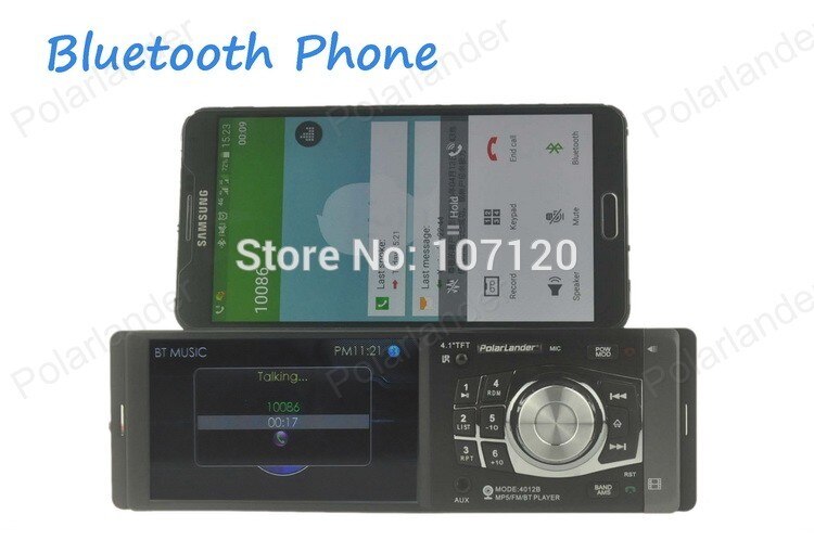 Autoradio 4.1 "TFT HD grand écran voiture Mp5 Radio Audio12V lecteur de voiture Autoradio 1 Din AUX In Radio FM USB/SD radio lecteur de cassettes