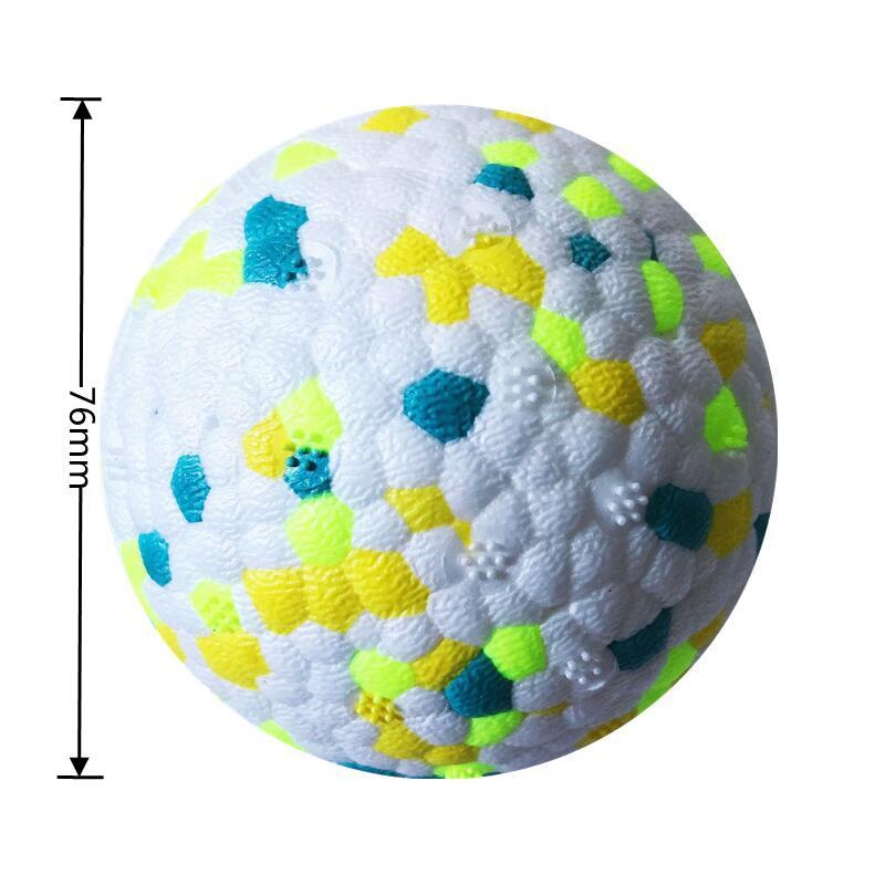 Juguetes para perro Pelota de juguete Indestructible para perros medianos y grandes, bola sólida hinchable para Chewers agresivos, juguetes de Limpieza de dientes para cachorros suministros para perros: 2-L