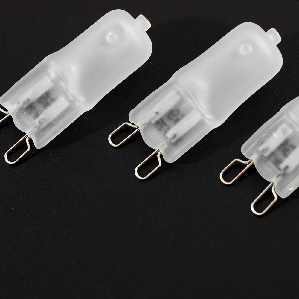 Honeyfly 10Pcs G9 Halogeen Lamp 220V 25W 40W 100W Warmwit Halogeenlamp Frosted Crystal Light g9 Halojen Ampul Indoor Licht